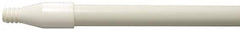 Weiler - 60 x 0.0833" Fiberglass Squeegee Handle - Threaded Connection, White - A1 Tooling