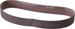 Norton - 1" Wide x 18" OAL, 120 Grit, Aluminum Oxide Abrasive Belt - Aluminum Oxide, Fine, Coated, Series R228 - A1 Tooling