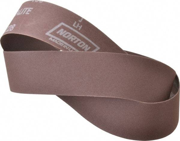 Norton - 2" Wide x 48" OAL, 150 Grit, Aluminum Oxide Abrasive Belt - Aluminum Oxide, Very Fine, Coated, Series R228 - A1 Tooling