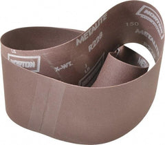 Norton - 4" Wide x 54" OAL, 150 Grit, Aluminum Oxide Abrasive Belt - Aluminum Oxide, Very Fine, Coated, Series R228 - A1 Tooling