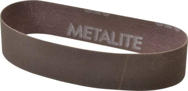 Norton - 1" Wide x 12" OAL, 320 Grit, Aluminum Oxide Abrasive Belt - Aluminum Oxide, Extra Fine, Coated, Series R228 - A1 Tooling