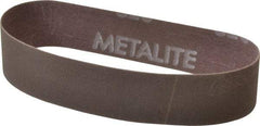 Norton - 1" Wide x 12" OAL, 320 Grit, Aluminum Oxide Abrasive Belt - Aluminum Oxide, Extra Fine, Coated, Series R228 - A1 Tooling