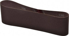 Norton - 3" Wide x 21" OAL, 150 Grit, Aluminum Oxide Abrasive Belt - Aluminum Oxide, Very Fine, Coated, Series R228 - A1 Tooling