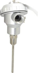 Thermo Electric - -148 to 900°F, 100 OMS Industrial RTD, Thermocouple Probe - 1/2 Inch Hex Mount, 4 Inch Probe Sheath Length, 10 Sec Response Time - A1 Tooling