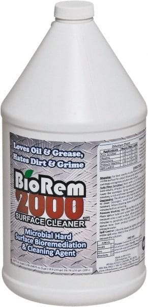 BioRem 2000 - 1 Gal Bottle All-Purpose Cleaner - Liquid, Odor-Free - A1 Tooling