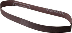 Norton - 3/4" Wide x 20-1/2" OAL, 180 Grit, Aluminum Oxide Abrasive Belt - Aluminum Oxide, Very Fine, Coated, Series R228 - A1 Tooling