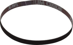 Norton - 3/8" Wide x 13" OAL, 100 Grit, Aluminum Oxide Abrasive Belt - Aluminum Oxide, Fine, Coated, Series R228 - A1 Tooling