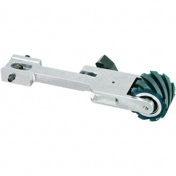 Dynabrade - 2" Wide Contact Arm - 72" Belt Length x 2" Belt Width, Serrated, Urethane, 70" Contact Wheel Diam - A1 Tooling