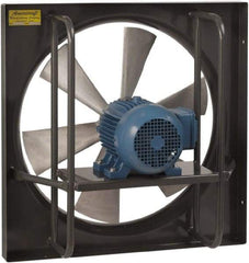 Americraft - 24" Blade, Direct Drive, 1 hp, 7,425 CFM, Explosion Proof Exhaust Fan - 30-1/2" Opening Height x 30-1/2" Opening Width, 16/8 Amp, 115/230 Volt, 1 Speed, Single Phase - A1 Tooling