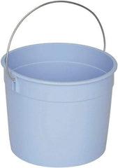 Ability One - 5 Qt, Plastic Round Blue Single Pail - Handle Included - A1 Tooling