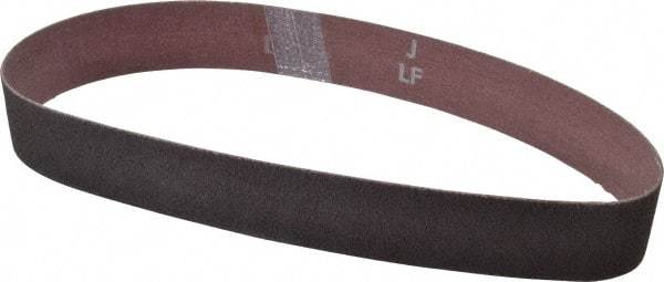 Norton - 1" Wide x 18" OAL, 80 Grit, Aluminum Oxide Abrasive Belt - Aluminum Oxide, Medium, Coated, Series R228 - A1 Tooling