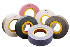 Camel Grinding Wheels - 20" Diam x 8" Hole x 3" Thick, I Hardness, 46 Grit Surface Grinding Wheel - Aluminum Oxide, Type 7, Coarse Grade, 1,241 Max RPM, Vitrified Bond, Two-Side Recess - A1 Tooling