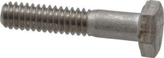 Made in USA - 1/4-20 UNC, 1-1/4" Length Under Head Hex Head Cap Screw - Grade 18-8 Stainless Steel, Uncoated, 7/16" Hex - A1 Tooling