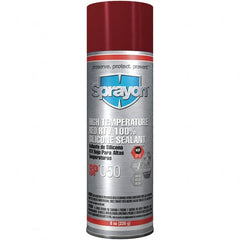 Sprayon - 8 oz Automotive Gasket Sealant - 122°F Max, Red, Comes in Aerosol Can - A1 Tooling