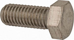 Made in USA - 1/2-13 UNC, 1-1/4" Length Under Head Hex Head Cap Screw - Grade 18-8 Stainless Steel, Uncoated, 3/4" Hex - A1 Tooling