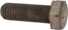 Made in USA - 1/2-20 UNF, 1-1/2" Length Under Head Hex Head Cap Screw - Grade 18-8 Stainless Steel, Uncoated, 3/4" Hex - A1 Tooling