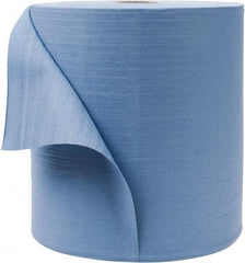 WypAll - X80 Dry Shop Towel/Industrial Wipes - Jumbo Roll, 13-3/8" x 12-1/2" Sheet Size, Blue - A1 Tooling