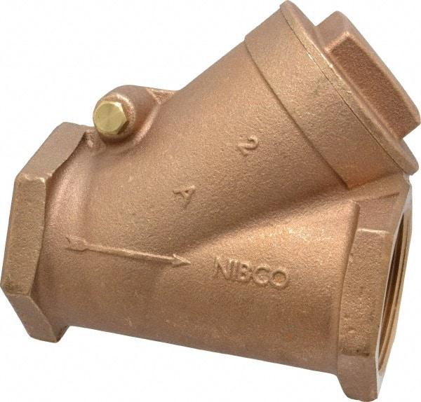 NIBCO - 2" Bronze Check Valve - Y-Pattern, FNPT x FNPT, 200 WOG - A1 Tooling