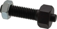 Jergens - 1/2-13 Thread, 7/8" Size, 2-3/8" Long, Black Oxide Coated, Low Carbon Steel Clamp Rest - 1-1/2" Thread Length, 11/32" Pin Diam x 3/16" Pin Height, 1/2" Nut Height - A1 Tooling