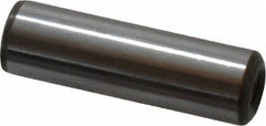 Jergens - 3/8" Diam x 1-1/4" Pin Length C-1215 Alloy Steel Pull Out Dowel Pin - C 47-58 & C 60-64 (Surface) Hardness, 1 Beveled & 1 Threaded End - A1 Tooling