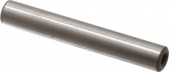 Jergens - 3/8" Diam x 2-1/2" Pin Length C-1215 Alloy Steel Pull Out Dowel Pin - C 47-58 & C 60-64 (Surface) Hardness, 1 Beveled & 1 Threaded End - A1 Tooling