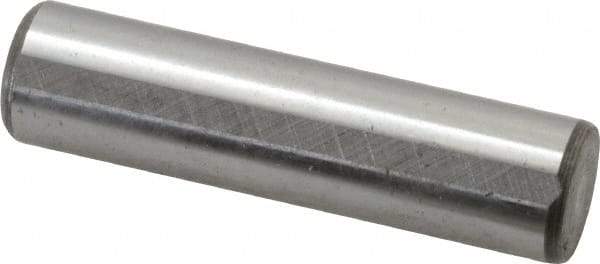 Jergens - 1/2" Diam x 2" Pin Length C-1215 Alloy Steel Pull Out Dowel Pin - C 47-58 & C 60-64 (Surface) Hardness, 1 Beveled & 1 Threaded End - A1 Tooling