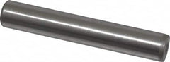 Jergens - 1/2" Diam x 3" Pin Length C-1215 Alloy Steel Pull Out Dowel Pin - C 47-58 & C 60-64 (Surface) Hardness, 1 Beveled & 1 Threaded End - A1 Tooling