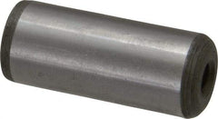 Jergens - 5/8" Diam x 1-1/2" Pin Length C-1215 Alloy Steel Pull Out Dowel Pin - C 47-58 & C 60-64 (Surface) Hardness, 1 Beveled & 1 Threaded End - A1 Tooling