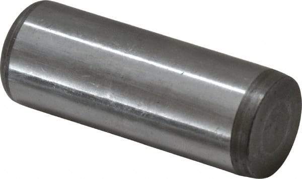 Jergens - 3/4" Diam x 2" Pin Length C-1215 Alloy Steel Pull Out Dowel Pin - C 47-58 & C 60-64 (Surface) Hardness, 1 Beveled & 1 Threaded End - A1 Tooling