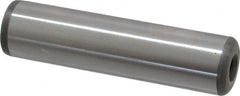 Jergens - 3/4" Diam x 3" Pin Length C-1215 Alloy Steel Pull Out Dowel Pin - C 47-58 & C 60-64 (Surface) Hardness, 1 Beveled & 1 Threaded End - A1 Tooling