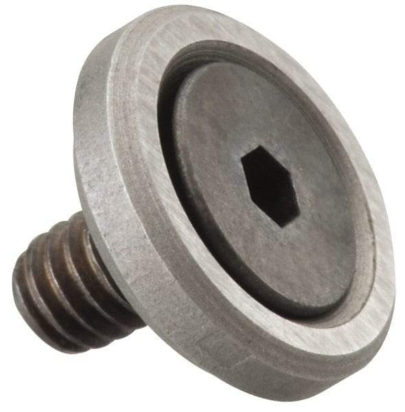 Gibraltar - 8-32 Thread, 1/2" OD, 1/4" High, Flat Foot - Steel & Lead Alloy - A1 Tooling