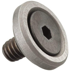 Gibraltar - 3/8-16 Thread, 1-5/8" OD, 3/8" High, Flat Foot - Steel & Lead Alloy - A1 Tooling