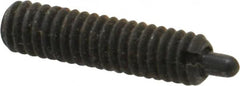 Jergens - 8-32, 5/8" Thread Length, 3/32" Plunger Projection, Steel Threaded Spring Plunger - 0.07" Max Plunger Diam, 5/8" Plunger Length, 2.7 Lb Init End Force, 7.3 Lb Final End Force, 5/64" Hex - A1 Tooling