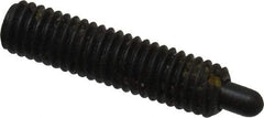 Jergens - 10-32, 3/4" Thread Length, 1/8" Plunger Projection, Steel Threaded Spring Plunger - 0.093" Max Plunger Diam, 3/4" Plunger Length, 2.9 Lb Init End Force, 11.1 Lb Final End Force, 3/32" Hex - A1 Tooling