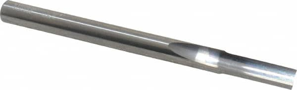 Onsrud - 1/4" Diam, 1/4" Shank Diam, 3/4" Length of Cut, 1 Flute Single Edge Straight Router Bit - 3-1/4" Overall Length, Left Hand Cut, Solid Carbide - A1 Tooling