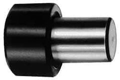 Gibraltar - 1-3/32" OAL, 5/8" Head Height, 5/8" OD, 52100 Steel, Unground, Press Fit Rest Button - Black Oxide Coating, 3/8" Pin Diam - A1 Tooling