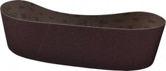 3M - 6" Wide x 48" OAL, 36 Grit, Aluminum Oxide Abrasive Belt - Aluminum Oxide, Very Coarse, Coated, X Weighted Cloth Backing, Series 341D - A1 Tooling