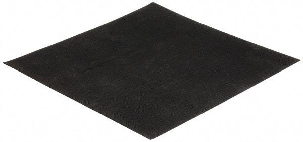 Made in USA - 12" Long, 12" Wide, 0.031" Thick, Neoprene Rubber Foam Sheet - 35 to 45 Durometer, Black, -20 to 180°F, 1,000 psi Tensile Strength, Plain Backing, Stock Length - A1 Tooling