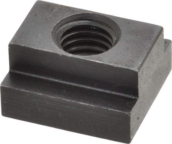 Jergens - 1/2-13 Blind Tapped T Slot Nut - 5/8" Slot Width, 1 x 11/32" Base Width x Height, 1-1/8 x 5/8" OAL x Height - A1 Tooling