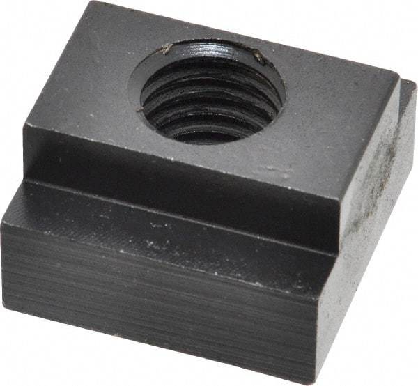 Jergens - 5/8-11 Blind Tapped T Slot Nut - 3/4" Slot Width, 1-1/4 x 15/32" Base Width x Height, 1-1/4 x 3/4" OAL x Height - A1 Tooling