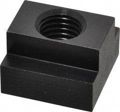 Jergens - 3/4-10 Blind Tapped T Slot Nut - 7/8" Slot Width, 1-1/2 x 9/16" Base Width x Height, 1-1/2 x 1" OAL x Height - A1 Tooling