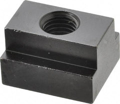 Jergens - 3/4-10 Blind Tapped T Slot Nut - 1-1/16" Slot Width, 1-5/8 x 1-1/16" Base Width x Height, 2 x 1-1/4" OAL x Height - A1 Tooling