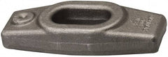 Jergens - 7/8" Stud, 2-3/4" Travel, 10" OAL x 2-1/2" Overall Width x 1-3/8" Overall Height, Heel Clamp - Grade C-1030/C-1035 Forged Steel, 2-3/4" Long x 15/16" Wide Slot, 3-5/8" Length x 1-3/4" Width x 15/16" Tapered Height, Tapped - A1 Tooling