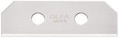 Olfa - 10 Piece Steel Safety Blade - 2-1/8" OAL - A1 Tooling