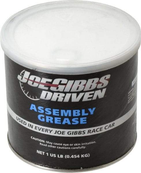 Joe Gibbs Driven Racing Oil - 1 Lb Tub Calcium Extreme Pressure Grease - Brown, Extreme Pressure, 158°F Max Temp, NLGIG 1-1/2, - A1 Tooling