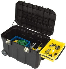 Stanley - Mobile Tool Chest - 30" Wide x 18-1/2" Deep x 19" High, Polypropylene Resin, Black - A1 Tooling