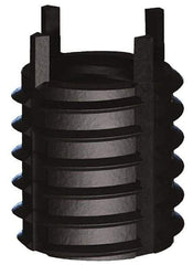 Jergens - 1-1/2 - 6 Internal, 1-7/8 - 12 External, UNC, 2" Insert Length, Heavy Duty Keylocking Thread Inserts - Carbon Steel, Zinc Phosphate Finish, Grade C1215, 2B Internal Class of Fit, 2A External Class of Fit, Use Tool 215-064716 - A1 Tooling