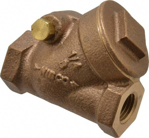 NIBCO - 1/4" Bronze Check Valve - Y-Pattern, FNPT x FNPT, 200 WOG - A1 Tooling