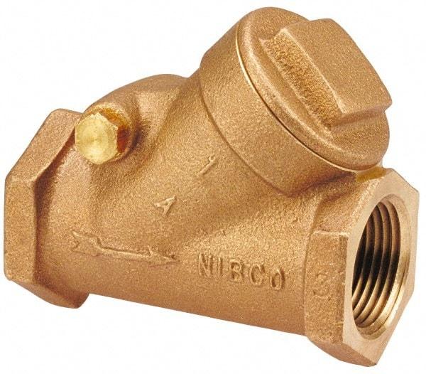 NIBCO - 1" Bronze Check Valve - Y-Pattern, FNPT x FNPT, 200 WOG - A1 Tooling