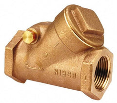 NIBCO - 3" Bronze Check Valve - Y-Pattern, FNPT x FNPT, 300 WOG - A1 Tooling